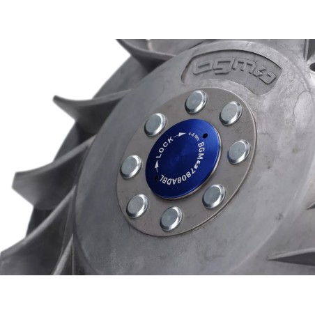 Tapa Protectora Encendido Volante BGM PRO CNC M28x1 Azul Plano para Vespa PX Disco, IRIS, DN, TX, T5, PKS, PK XL ,FL