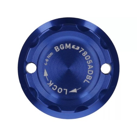 Tapa Protectora Encendido Volante BGM PRO CNC M28x1 Azul para Vespa PX Disco, IRIS, DN, TX, T5, PKS, PK XL ,FL