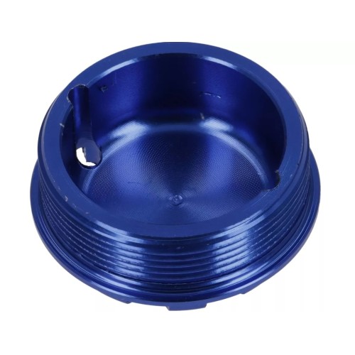 Tapa Protectora Encendido Volante BGM PRO CNC M28x1 Azul para Vespa PX Disco, IRIS, DN, TX, T5, PKS, PK XL ,FL