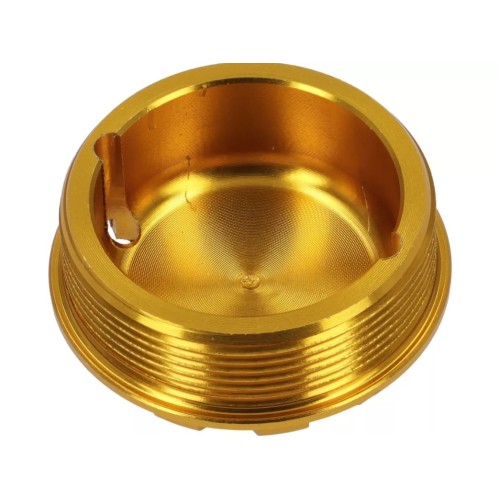 Tapa Protectora Encendido Volante BGM PRO CNC M28x1 Dorada para Vespa PX Disco, IRIS, DN, TX, T5, PKS, PK XL ,FL