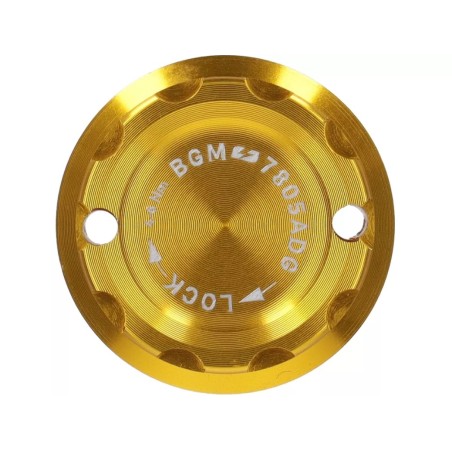 Tapa Protectora Encendido Volante BGM PRO CNC M28x1 Dorada para Vespa PX Disco, IRIS, DN, TX, T5, PKS, PK XL ,FL