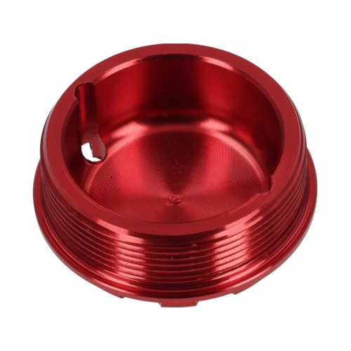 Tapa Protectora Encendido Volante BGM PRO CNC M28x1 Rojo para Vespa PX Disco, IRIS, DN, TX, T5, PKS, PK XL ,FL