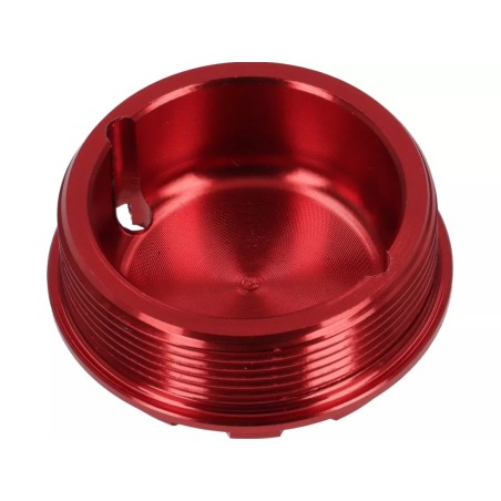 Tapa Protectora Encendido Volante BGM PRO CNC M28x1 Rojo para Vespa PX Disco, IRIS, DN, TX, T5, PKS, PK XL ,FL