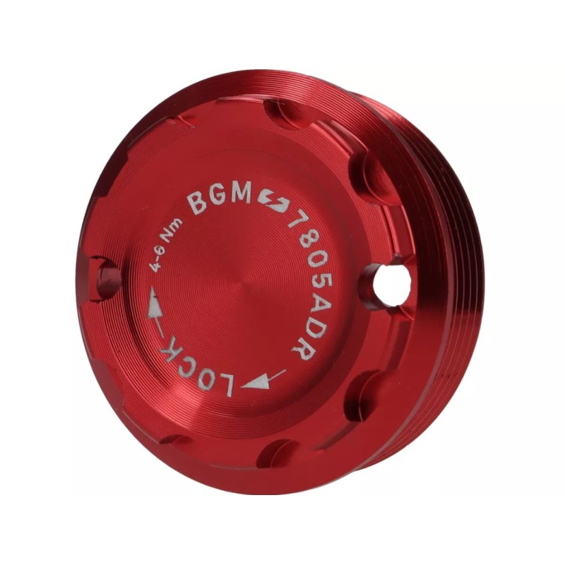 Tapa Protectora Encendido Volante BGM PRO CNC M28x1 Rojo para Vespa PX Disco, IRIS, DN, TX, T5, PKS, PK XL ,FL