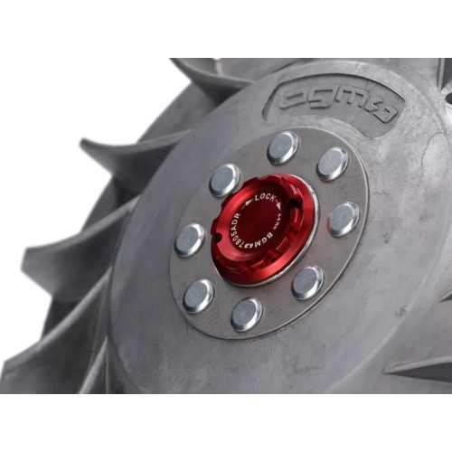 Tapa Protectora Encendido Volante BGM PRO CNC M28x1 Rojo para Vespa PX Disco, IRIS, DN, TX, T5, PKS, PK XL ,FL