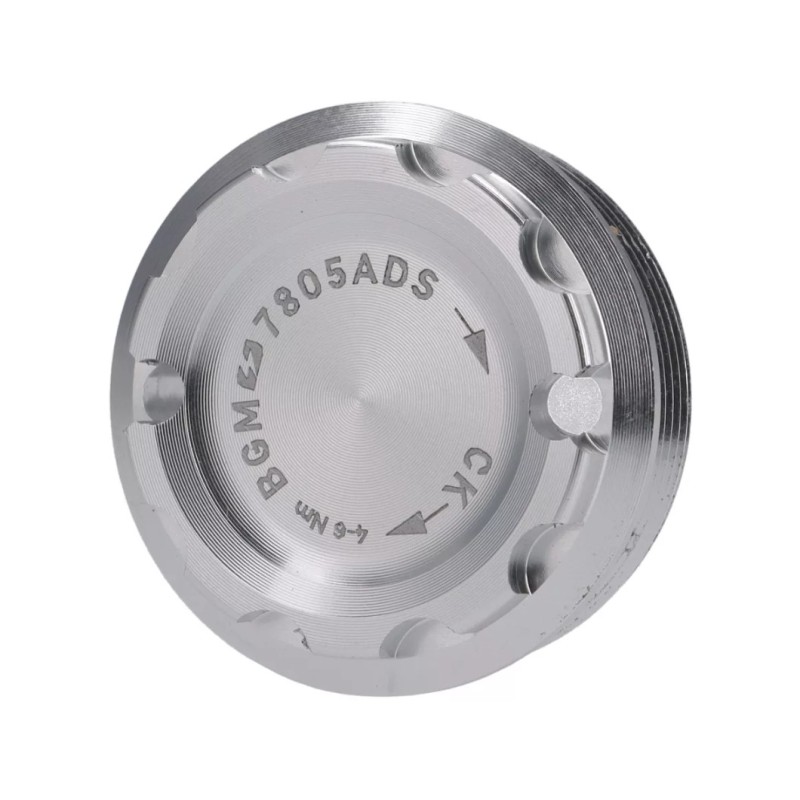 Tapa Protectora Encendido Volante BGM PRO CNC M28x1 Plata para Vespa PX Disco, IRIS, DN, TX, T5, PKS, PK XL ,FL