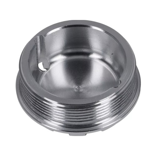 Tapa Protectora Encendido Volante BGM PRO CNC M28x1 Plata para Vespa PX Disco, IRIS, DN, TX, T5, PKS, PK XL ,FL