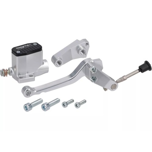 Kit Bomba de Freno de Disco BGM PRO Sport CNC Ø 11mm Plata Vespa Super, SL, CL, DS, 150s, 150GS, 150 Sprint, 160