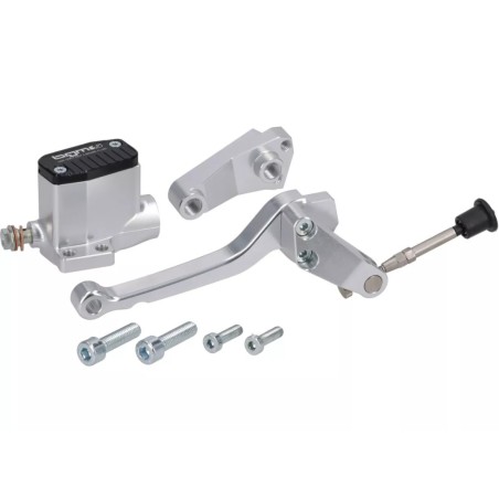 Kit Bomba de Freno de Disco BGM PRO Sport CNC Ø 11mm Plata Vespa Super, SL, CL, DS, 150s, 150GS, 150 Sprint, 160