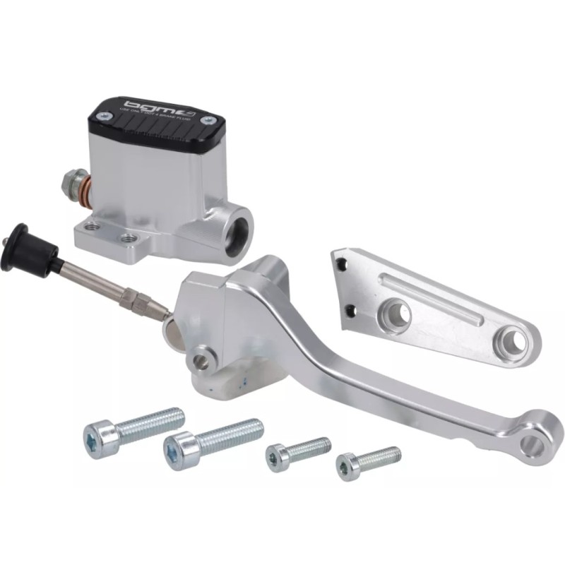 Kit Bomba de Freno de Disco BGM PRO Sport CNC Ø 11mm Plata Vespa PKS, Junior, PK XL