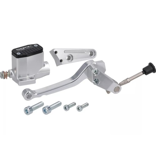 Kit Bomba de Freno de Disco BGM PRO Sport CNC Ø 11mm Plata Vespa PKS, Junior, PK XL