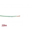 Cable eléctrico UNIVERSAL 0,85mm² 10m blanca, verde