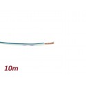 Cable eléctrico UNIVERSAL 0,85mm² 10m blanco, azul