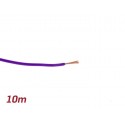 Cable eléctrico UNIVERSAL 0,85mm² 10m violeta
