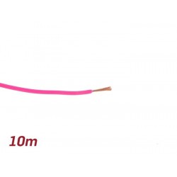 Cable eléctrico UNIVERSAL 0,85mm² 10m rosa
