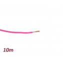 Cable eléctrico UNIVERSAL 0,85mm² 10m rosa