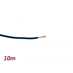 Cable eléctrico UNIVERSAL 0,85mm² 10m negro