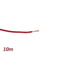 Cable eléctrico UNIVERSAL 0,85mm² 10m rojo