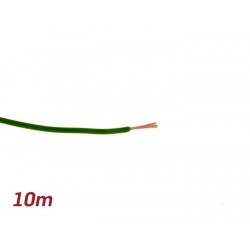 Cable eléctrico UNIVERSAL 0,85mm² 10m verde