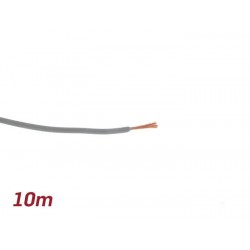 Cable eléctrico UNIVERSAL 0,85mm² 10m gris