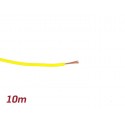 Cable eléctrico UNIVERSAL 0,85mm² 10m amarillo