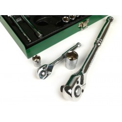Caja de herramientas llave de tubo Toptul, 27 Piezas