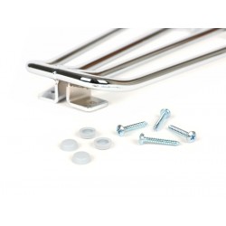 Portaequipajes Cromado para Alfombrilla Central Vespa CL, DS, DN, IRIS, TX, T5, PX Disco