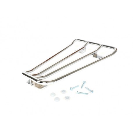 Portaequipajes Cromado para Alfombrilla Central Vespa CL, DS, DN, IRIS, TX, T5, PX Disco