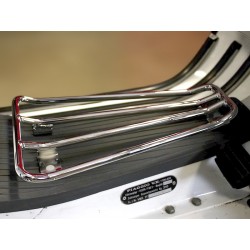 Portaequipajes Cromado para Alfombrilla Central Vespa CL, DS, DN, IRIS, TX, T5, PX Disco