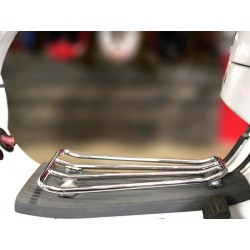 Portaequipajes Cromado para Alfombrilla Central Vespa CL, DS, DN, IRIS, TX, T5, PX Disco