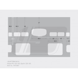 Cilindro QUATTRINI 172cc M1X Vespa PX Disco 125/150, CL, IRIS 125/150, Cosa 125/150