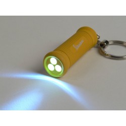 Llavero con linterna LED - Vespa puño Color Amarillo