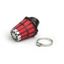 Filtro de aire Malossi E5-30º, conexión 42mm (rojo/negro), Vespa