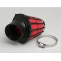 Filtro de aire Malossi E5-30º, conexión 42mm (rojo/negro), Vespa