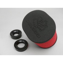 Filtro de aire MALOSSI Red Filter E15 ø60mm Recto para Carburadores PHBG 15-21, PHBL 20-26