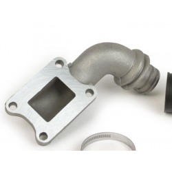 Colector de admisión Malossi para caja de láminas Malossi V2.0,admisión al cilindro 136cc MK2,MK3,MHR,conexión 30mm