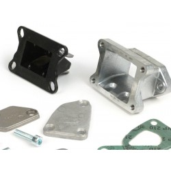 Colector de admisión Malossi para caja de láminas Malossi V2.0,admisión al cilindro 136cc MK2,MK3,MHR,conexión 30mm