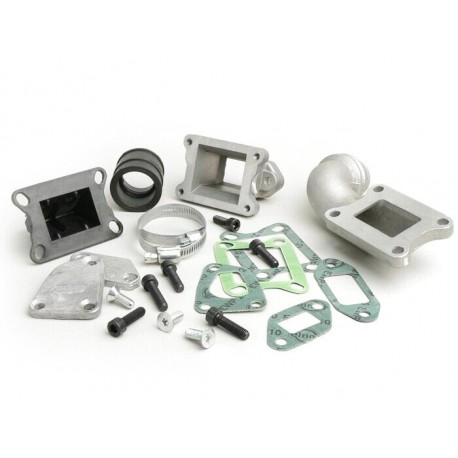 Colector Admisión Malossi Láminas para Cilindro Malossi MKI 136cc y Carburador Dell'orto PHBL 24-25 Vespa PKS, PK XL, FL