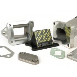 Colector Admisión Malossi Láminas para Cilindro Malossi MHR 136cc y Carburador Dell'orto VHST 28 Vespa Super, SL, Primavera
