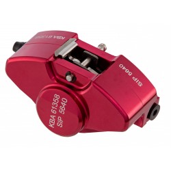 Pinza del freno SIP para Grimeca Classic, Vespa PX Disco aluminio, rojo anonizado, 31,5mm