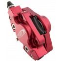 Pinza del freno SIP para Grimeca Classic, Vespa PX Disco aluminio, rojo anonizado, 31,5mm