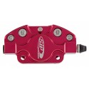 Pinza del freno SIP para Grimeca Classic, Vespa PX Disco aluminio, rojo anonizado, 31,5mm
