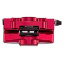 Pinza del freno SIP para Grimeca Classic, Vespa PX Disco aluminio, rojo anonizado, 31,5mm