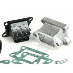 Colector Admisión Malossi V2.0 Láminas para Cilindro Malossi MKII, MKIII y MHR 136cc y Carburador PHBL 24-25 Vespa Primavera