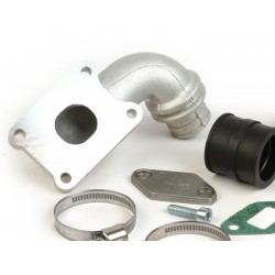 Colector Admisión Malossi V2.0 Láminas para Cilindro Malossi MKII, MKIII y MHR 136cc y Carburador PHBL 24-25 Vespa Primavera