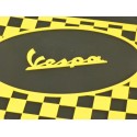 Faldón cuadros Vespa negro,amarillo