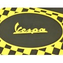Faldón cuadros Vespa negro,amarillo