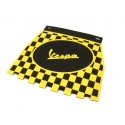 Faldón cuadros Vespa negro,amarillo