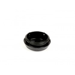 Tapón eje rueda tambor trasero 36mm, negro. Vespa PX Disco, TX, T5, COSA, para IRIS verificar medidas