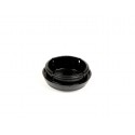 Tapón eje rueda tambor trasero 36mm, negro. Vespa PX Disco, TX, T5, COSA, para IRIS verificar medidas